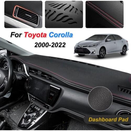 For Toyota Corolla 2000-2020 Anti-Slip Mat Dashboard Cover Pad Sunshade Dashmat Protect Carpet Anti-Uv Car Accessories