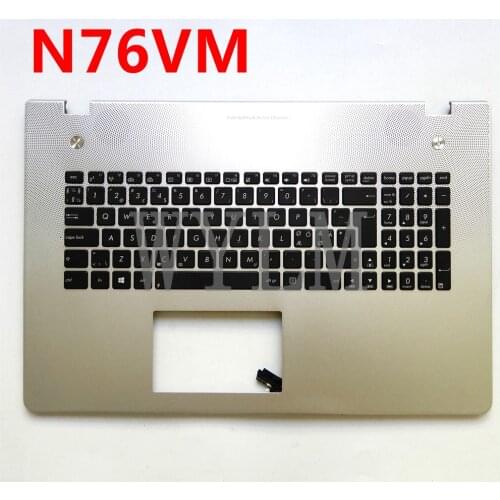 N76VM For ASUS N76V N76VM N76VJ N76VZ N76VB Bilingual laptop keyboard frame C case external