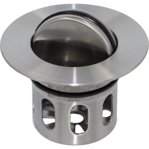 Modun Basin Drain Sink Stopper Drainer Slotted Washbasin Sink Plug Tap Drain Push Filter Clack Waste Bathroom Sink Drain