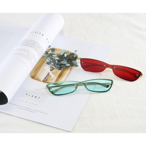 PAMASEN 2019 New Fashion Sunglasses for Women PC 9 Color Sun Glasses for Women Metal Frame Unglasses Brand Designer 8217