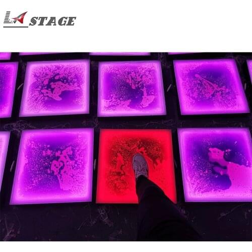 50cm X 50cm Liquid Interactive Disco Led Dance Floor New Design Professional Dancing Floor Led Dancefloor for Party