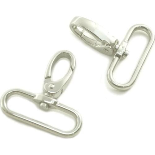 1-1/2 Inch Oval Gate Swivel Snap Hook, 30 Piece Pack
