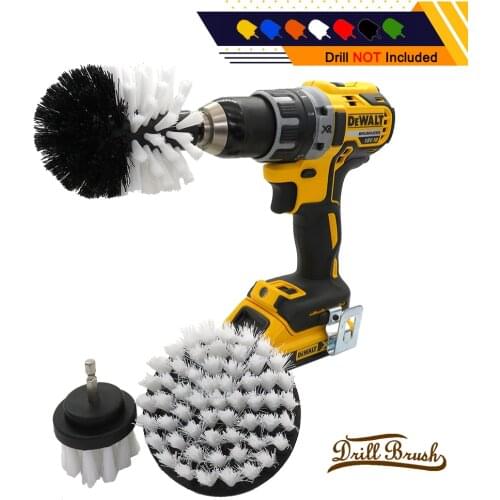 1 PCS Electric Drill Brush Kit Plastic Round Cleaning Brush For Carpet Glass Car Tires Nylon Brushes Power Scrubber Drill