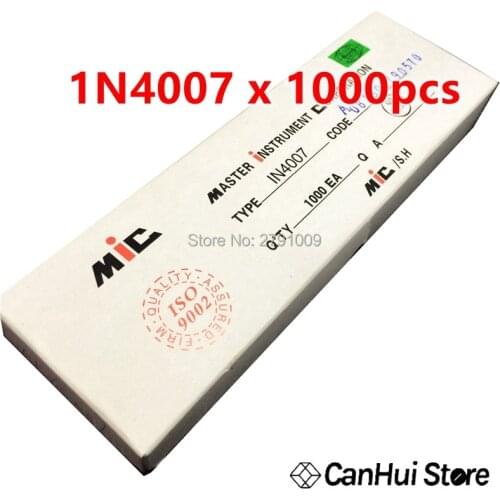 1000 IN4007 1N4007 rectifier diodes 1A/1000V DO-41