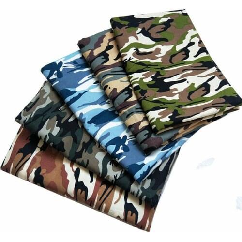 145cm*50cm 100% Cotton Poplin Camouflage Army Green Camo Print Fabric Quilting Sewing Clothing Dress Craft DIY