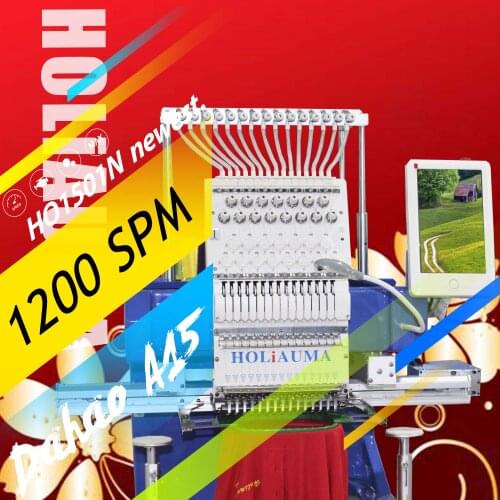 10 Years Service!!!Aari/Brother Single Head 3d Embroidery Machine Frame for Hat/T-Shirt/Cloth/Garment 15 Needles