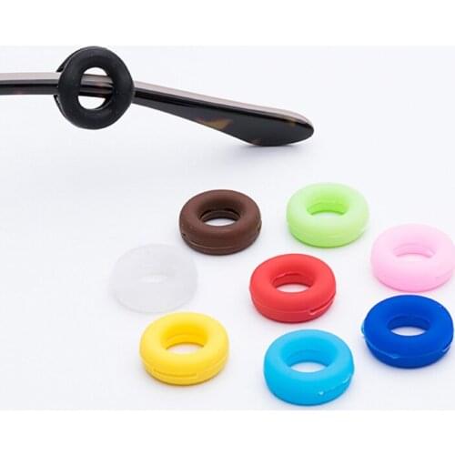 5Pairs Round Shaped Silicone Anti Slip Glasses Ear Hook Eyeglasses Holder Spectacle Temple Tip Anit-Slip Ear Holder For Glasses