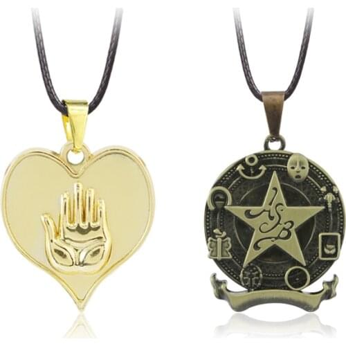 Anime JOJOS BIZARRE ADVENTURE Necklaces Metal KILLER QUEEN Necklace Higashikata Josuke Cosplay Figure Toys