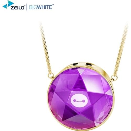 FREE SHIPPING Ionic Crystal necklace Air Freshener Remove Smoke Protective mini usb Personal necklace Air Purifier aie cleaner