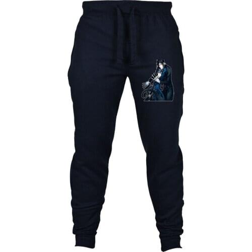 Anime Black Butler Sebastian Pants Men Joggers Harem Pants Autumn Winter Men Fitness Sweatpants Male Hip Hop Sportswear Pants