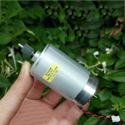 MITSUMI M36N-5E DC Motor 24V-30V Dual Shaft Large Torque 575 Motor with Gear For Copier DIY Hand Wind Generator