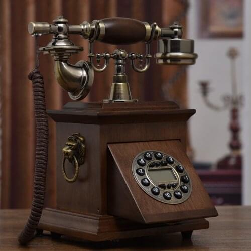 Good art antique personality family to sit decoration new camera phone telephone Decoration home classical ID backlit phone