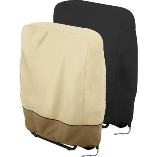 Lightweight Portable Folding Quality Lounge Chair Cover UV-Resistant Waterproof Dust-Proof Cover For Patio Garden Lounge Chair
