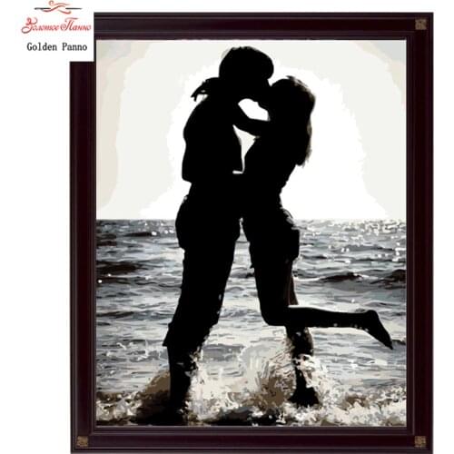 Golden Panno,Needlework,DIY DMC Cross stitch,Sets For Embroidery kit 14ct unprinted Kiss background cross-Stitching,christmas930