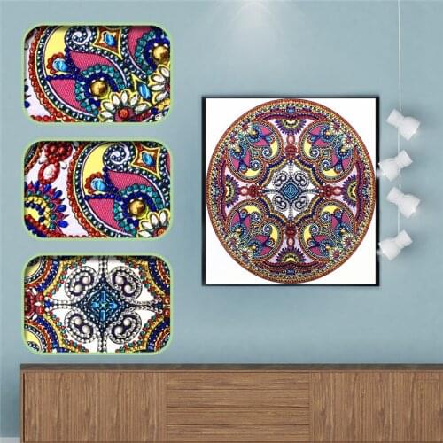 New 5D DIY Diamond Painting Special Shape Diamond Cartoon Flower Diamond Embroidered Cross Stitch Sticker