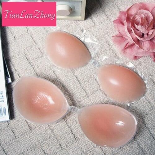 New Arrival Ladys Sexy Sticky Silicone Push Up Girl Self Adhesive Strapless sexy bra design