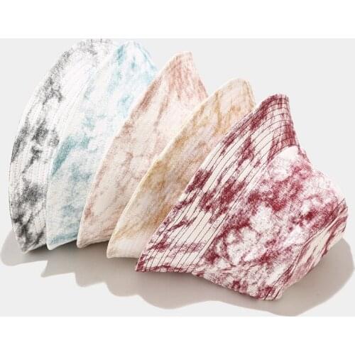 2021 New Arrivial Bucket Hats For Women Gradient Tie Dye Mens Panama Hat Street Headwear Sun Protection Caps панама женская
