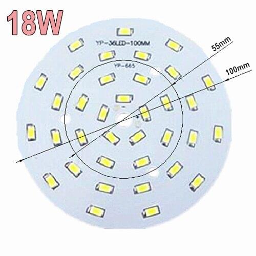 18W Lamp Panel 5730 SMD 100mm 36 LEDs High Brightness Light Plate For LED Energy Saving Lamp DIY