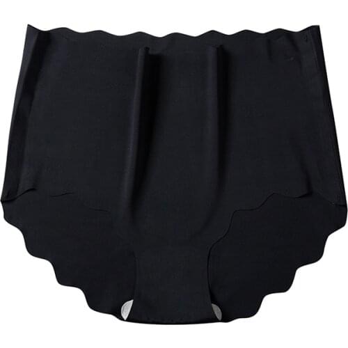 1pcs High Rise Seamless Panties For Woman Underwear Briefs Wave Solid Female Panties New Underwear Seamless Panties For Ladies