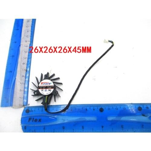 2PCS 44MM FD6010U12D DC 12V 0.3amp 2 Wire 2Pin Cooler Fan Replacement For GT430 GT530 Graphics Video Card Fan