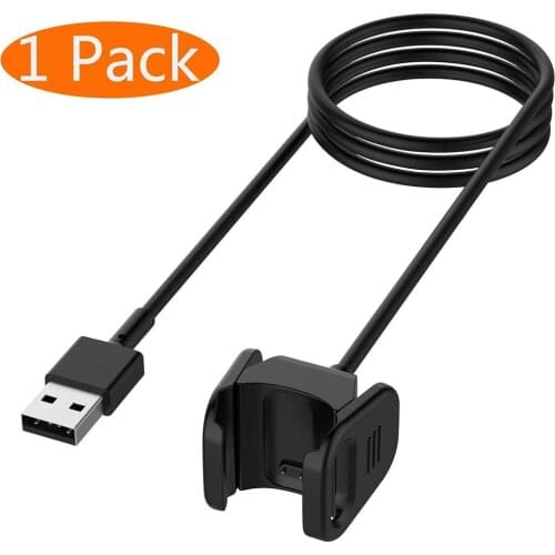 For Fitbit Charge 3/4 Charger, 100cm Replacement USB Charger Adapter Charge Cord Charging Cable Compatible with Fitbit Charge 3
