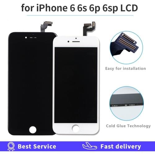 Factory Sale LCD Display For Iphone 6 iphone 6s Screen Part Glass Touch Panel Digitizer for iphone 6 6s plus 6p Assembly Screen