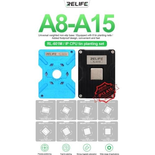 SUNSHINE & G-LON SS-601H PCB HOLDER For iphone A8/A9/A10/A11/A12/A13 CPU Plant Tin Set Tin Positioning Mold Tin Plant Steel Net