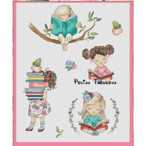 ZZ1456 DIY Homefun Cross Stitch Kit Packages Counted Cross-Stitching Kits New Pattern NOT PRINTED Cross stich Painting Set