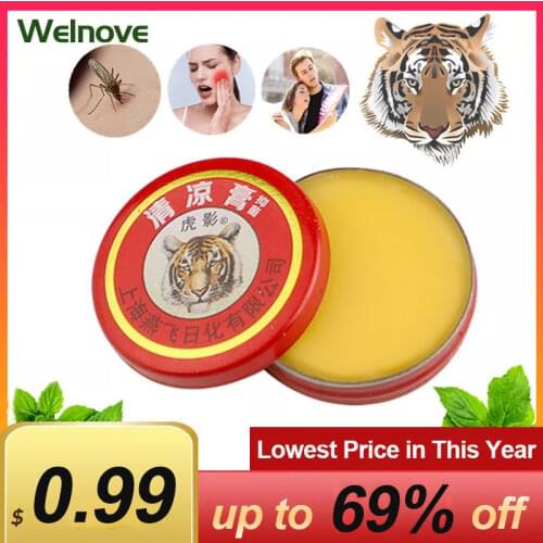 2Pcs Summer Cooling Oil Tiger Balm Anti Mosquito Headache Cold Stomachache Dizziness Essential Oil Anti Itch Refresh Mint Cream