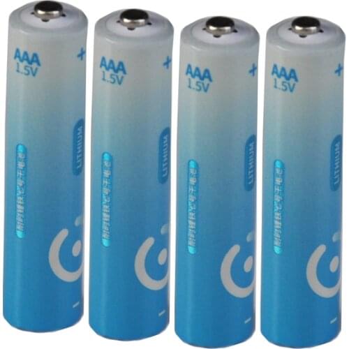4PCS 1.5V AAA Lithium battery 1100mah NICE LR6 3A LiFeS2 dry cell NOT rechargeable for camera toys electric shaver toothbrush