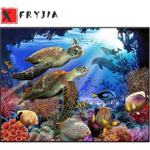 5D Diamond Painting Marine life Mosaic Sea Turtle Picture Of Rhinestones full Diamond Embroidery Sale Animal Handmade Gift decor