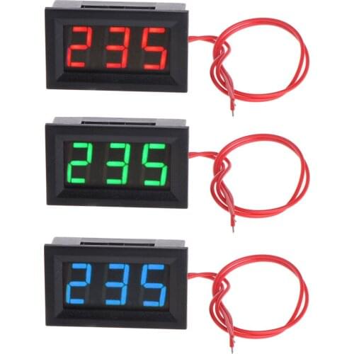 2 Wire 0.56" AC 30V-500V LED Digital Voltmeter Voltage Meter Monitor Tester For 110V 220V 380V