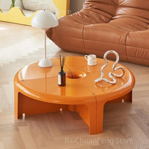 Home Nordic Splicing Coffee Table Small Designer Balcony Corner Table Living Room Furniture Bedside Table Coffee Table Tea Table