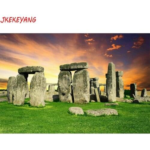 5D DIY square/round Diamond painting Stonehenge landscape Cross Stitch Diamond Embroidery Pattern Rhinestone J1697