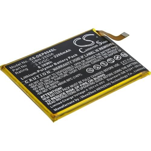 Cameron Sino Mobile SmartPhone Replacement Li-Polymer Battery 2200mAh For DBN-2920A Fly 8040, DSB-0090 Free Tools