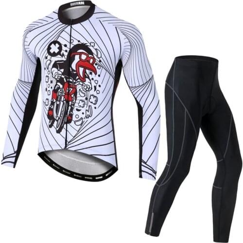 YOCENE Mens Long Sleeve Jacket Autumn Bicycle Road Tops Clothing Maillot Cycling Wear