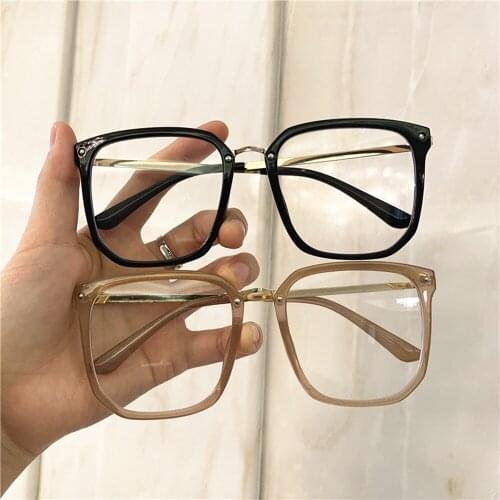 Big Frame Square Anti-blue Light Glasses Frame Oversized Computer Eyewear Frame For Women&men Square Optical Glasses Eyeglasses
