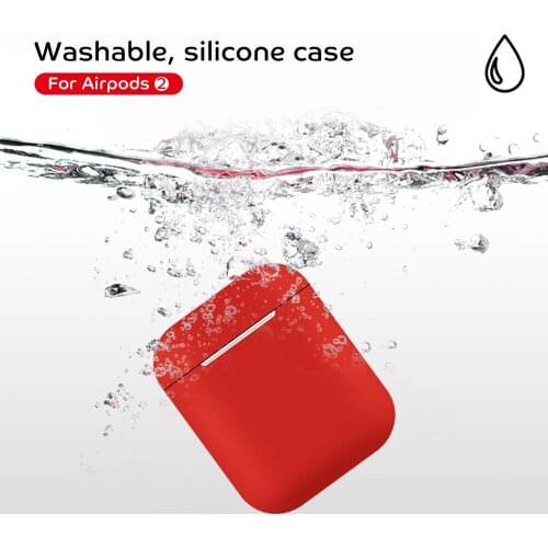 Soft Silicone Cases For Apple Airpods 1/2 Protective Case Bluetooth Wireless Earphone Cover For Apple air pods Charging Box Bags