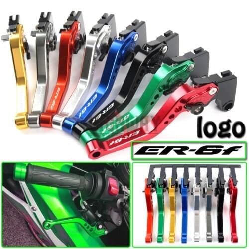 Brake Handle Bar Lever CNC Aluminum Short Adjustable Brake Clutch levers For kawasaki NINJA 650R ER-6F ER-6N ER6N ER6F 2009-2016