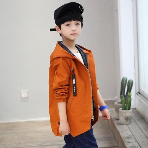 Spring Autumn Boy Coat Jackets Overcoat Top Kids Teenage Gift Children Clothes Gift Formal School High Quality
