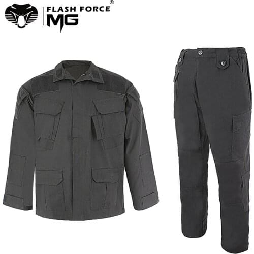 Military Uniform BDU Tactical Suit Men Army Clothing Jacket and Pants Set Combat Shirt for Hunting Airsoft Special Force