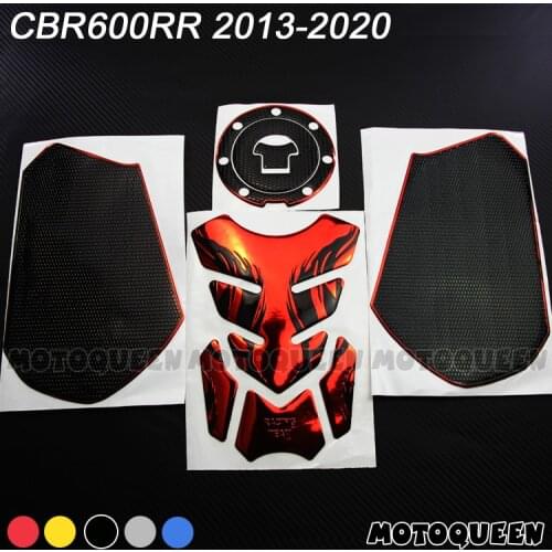 Motorcycle Tank Pad Protector decoration Stickers Decals Gas Fuel Knee Grip Traction Side for CBR 600 RR 2007-2012 2013-2020