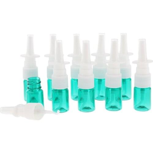 10Pcs Empty Nasal Spray Bottles For Makeup Water Perfumes Essential Oils 5ml