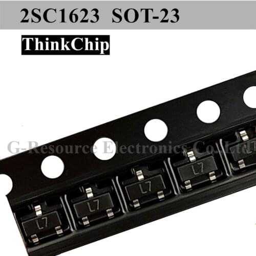 100pcs) 2SC1623 SOT-23 SMD NPN transistor magnification 200-400-600 times (Marking L6/L7)