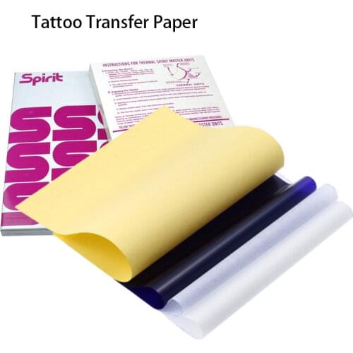 25pcs Tattoo Transfer Papers Tattoo Stencil Copier Tracing Paper Tatuagem Papier Accessories Permanent Makeup Tattoo Supplies