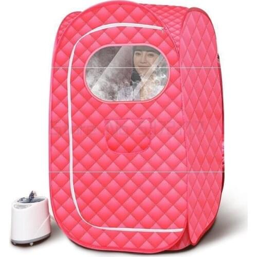 2L 110/220V 1000W Foldable Portable Indoor Steam Sauna Room Tent Loss Weight Slimming Skin Spa Detox Therapy Fold Sauna Cabin