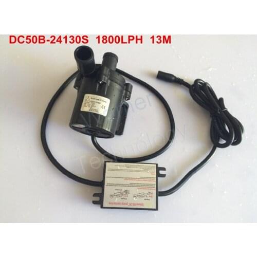 3pcs/ Lot 24V DC Mini Brushless Water Pump Micro Solar Submersible pump 1800LPH, 13M, 50B-24130S For Hot Water Cycle SYS