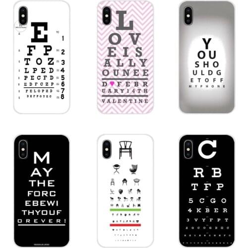 Accessories Phone Cases Covers cool Awesome Funny Eye Exam For Huawei Mate Honor 5X 6X 7 7A 7C 8 9 10 8C 8X 20 30 Lite Pro