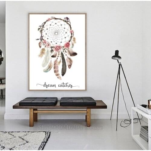 Diamond embroidery feather Dream Catcher diy diamond painting For Living Room Flower Good Night Nordic Style Kids Decor FF1717