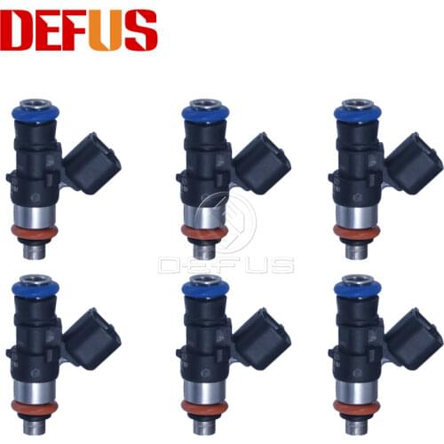 6x DEFUS High Flow Capacity 750CC 0280158051 12Holes Fuel Injector For USA Car Nozzle Auto Spare Part Car-styling Engine Parts